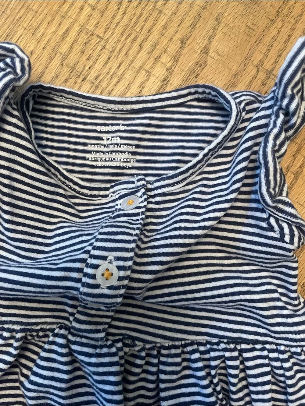 4/$12 Carter’s girls striped dress